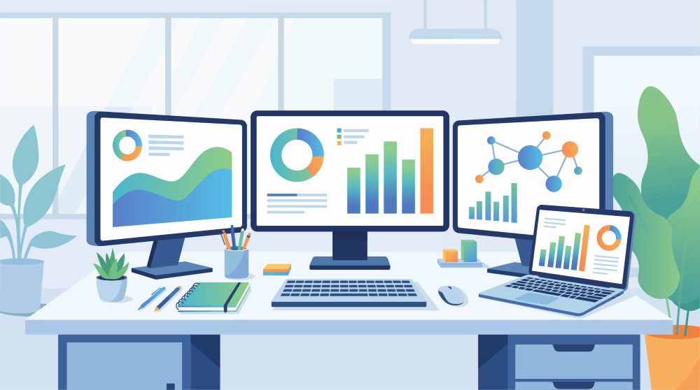 Analytics Workspace With Multi Screen
